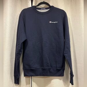 Champion Men's Dark Blue Crewneck Sweater